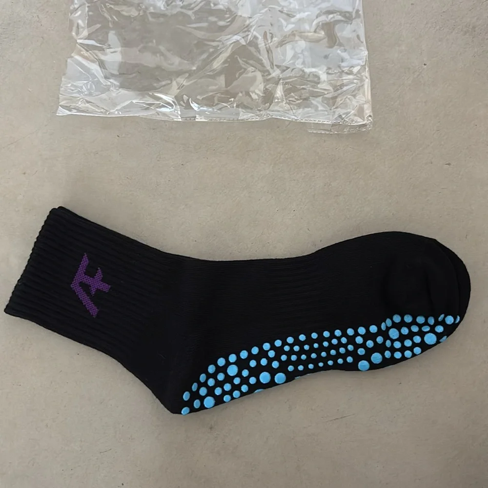 Sale! NIB AF black crew, grip socks for Pilates and Barre